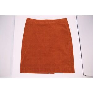 J Crew Corduroy Pencil Skirt Burnt Orange Size‎ 4P